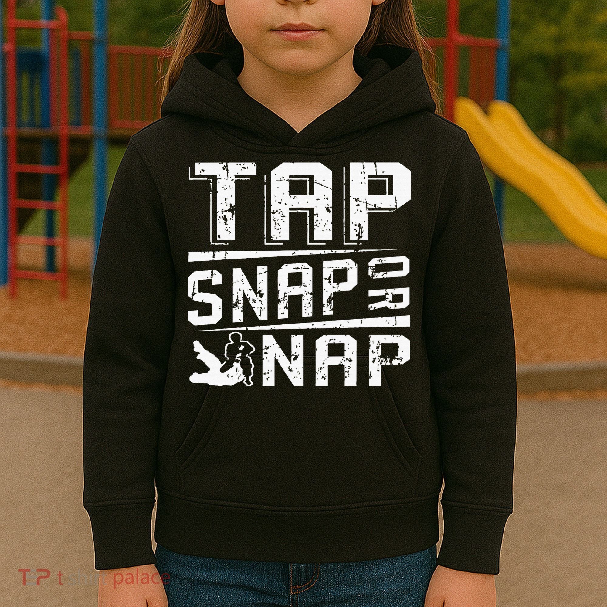Tap Snap Or Nap Jiu Jitsu Brazilian Bjj Kids Hoodie