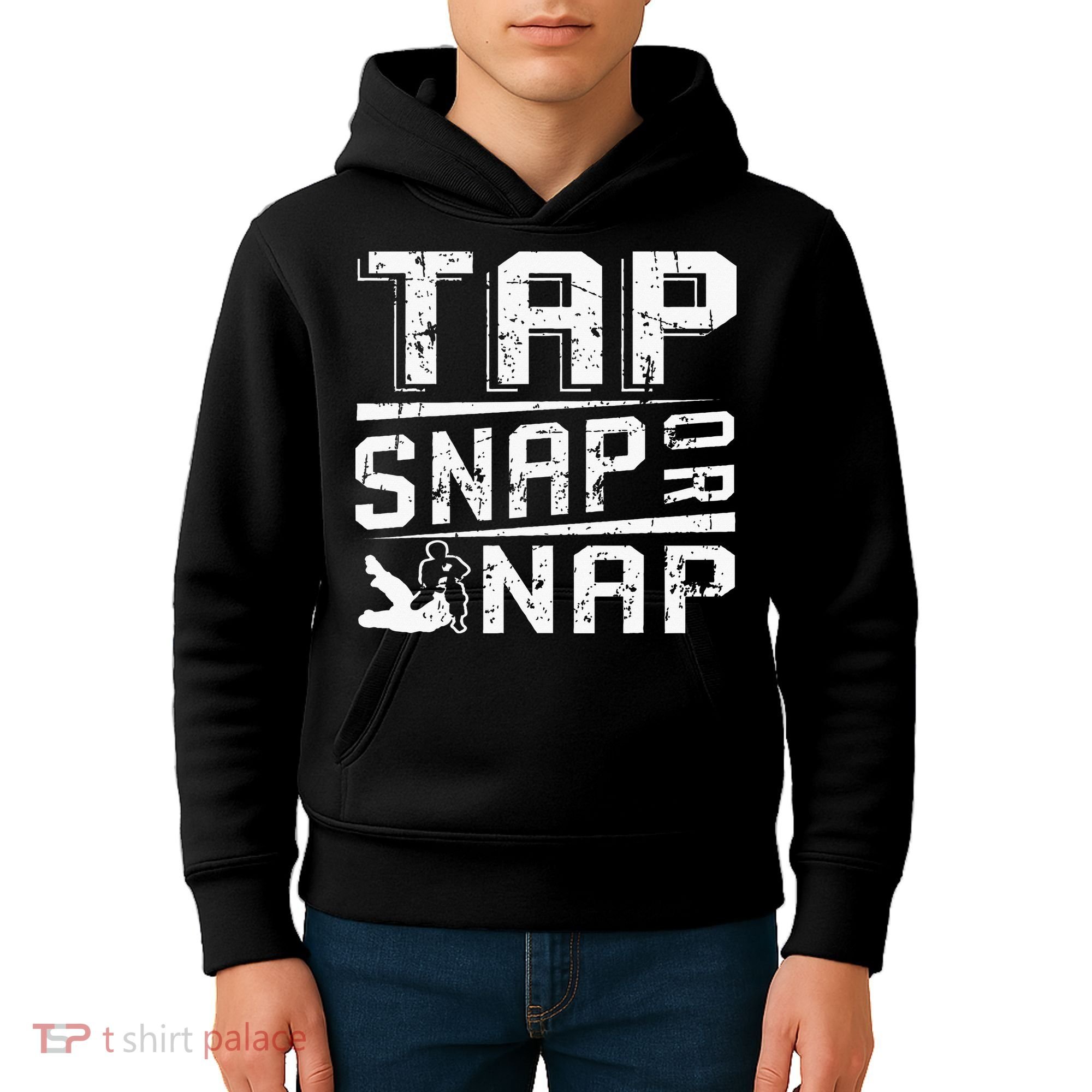 Tap Snap Or Nap Jiu Jitsu Brazilian Bjj Kids Hoodie