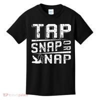 Tap Snap Or Nap Jiu Jitsu Brazilian Bjj Kids T-Shirt thumb 0