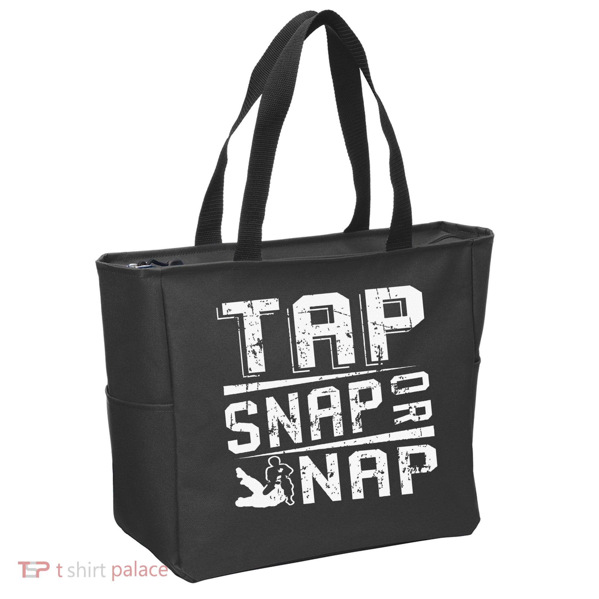 Tap Snap Or Nap Jiu Jitsu Brazilian Bjj Tote Bag