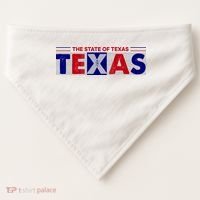 The State Of Texas Logo USA-Made Doggie Bandana thumb 0