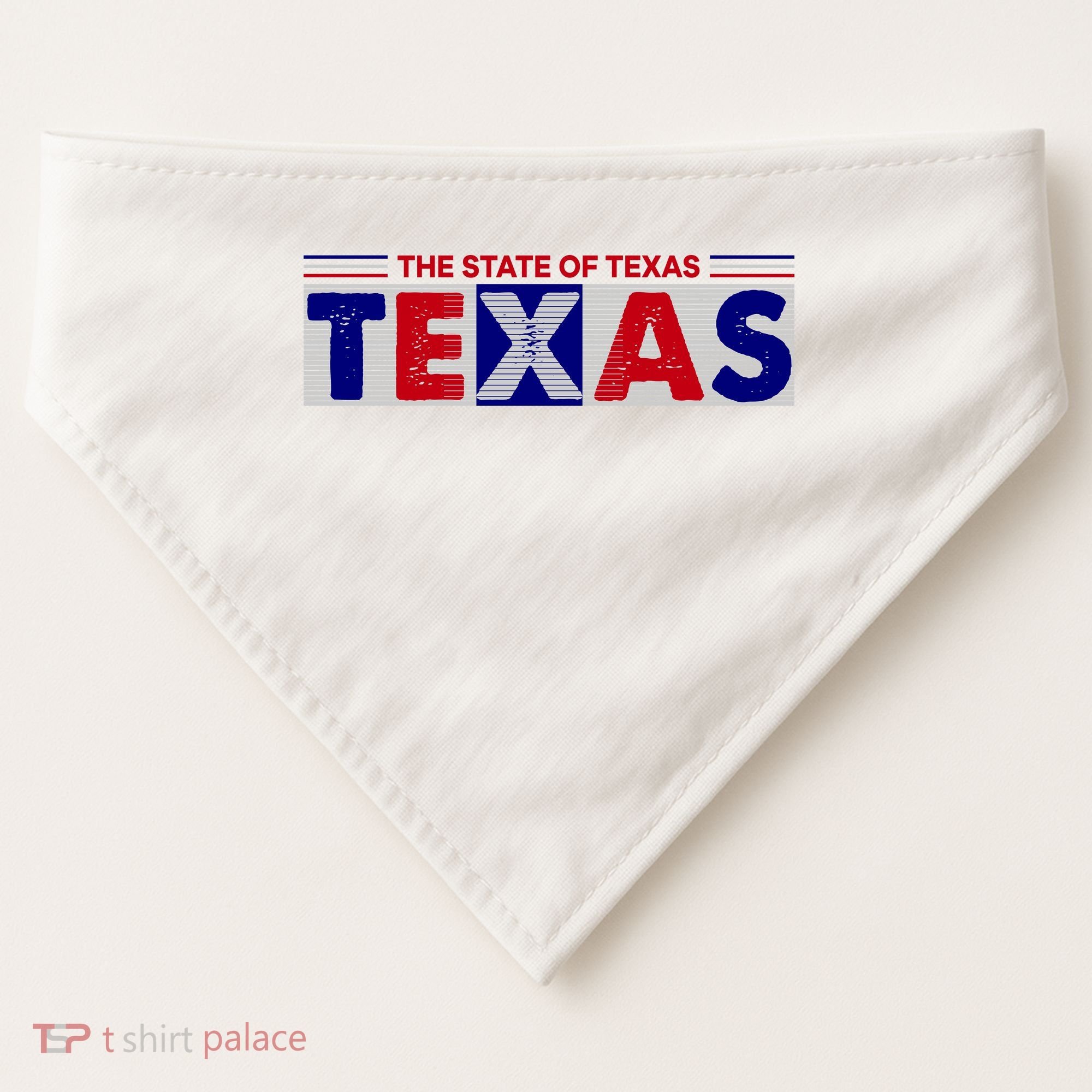 The State Of Texas Logo USA-Made Doggie Bandana