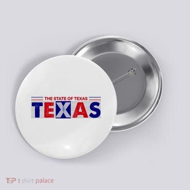 The State Of Texas Logo Button