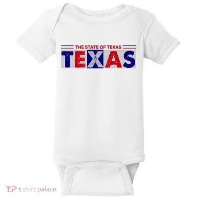 The State Of Texas Logo Baby Bodysuit