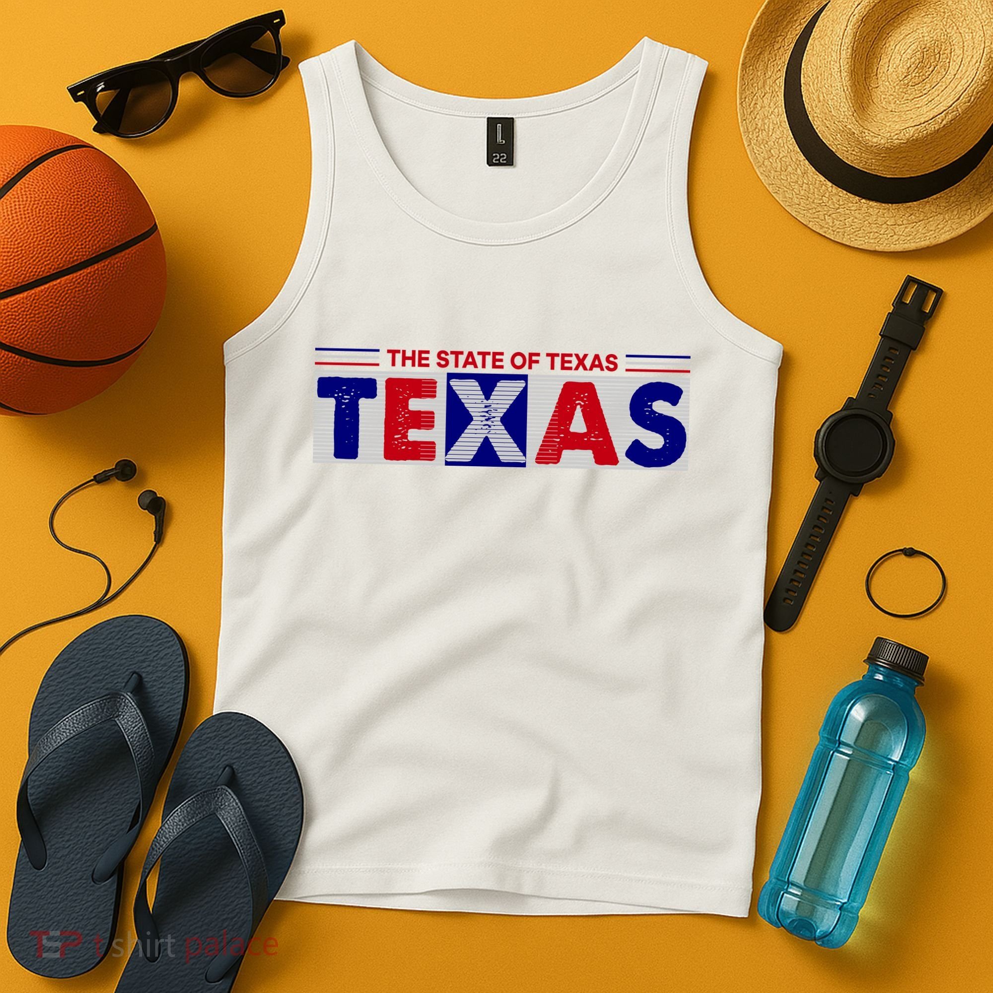 The State Of Texas Logo Tank Top