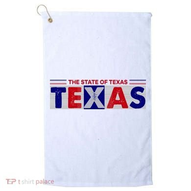 The State Of Texas Logo Golf Towel
