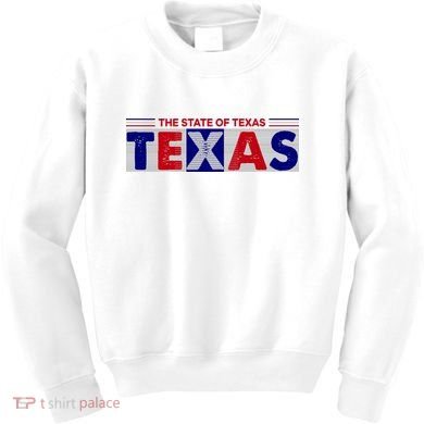 The State Of Texas Logo Kids Sweatshirt