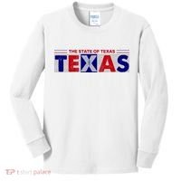 The State Of Texas Logo Kids Long Sleeve Shirt thumb 0