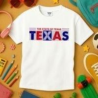 The State Of Texas Logo Kids T-Shirt thumb 3