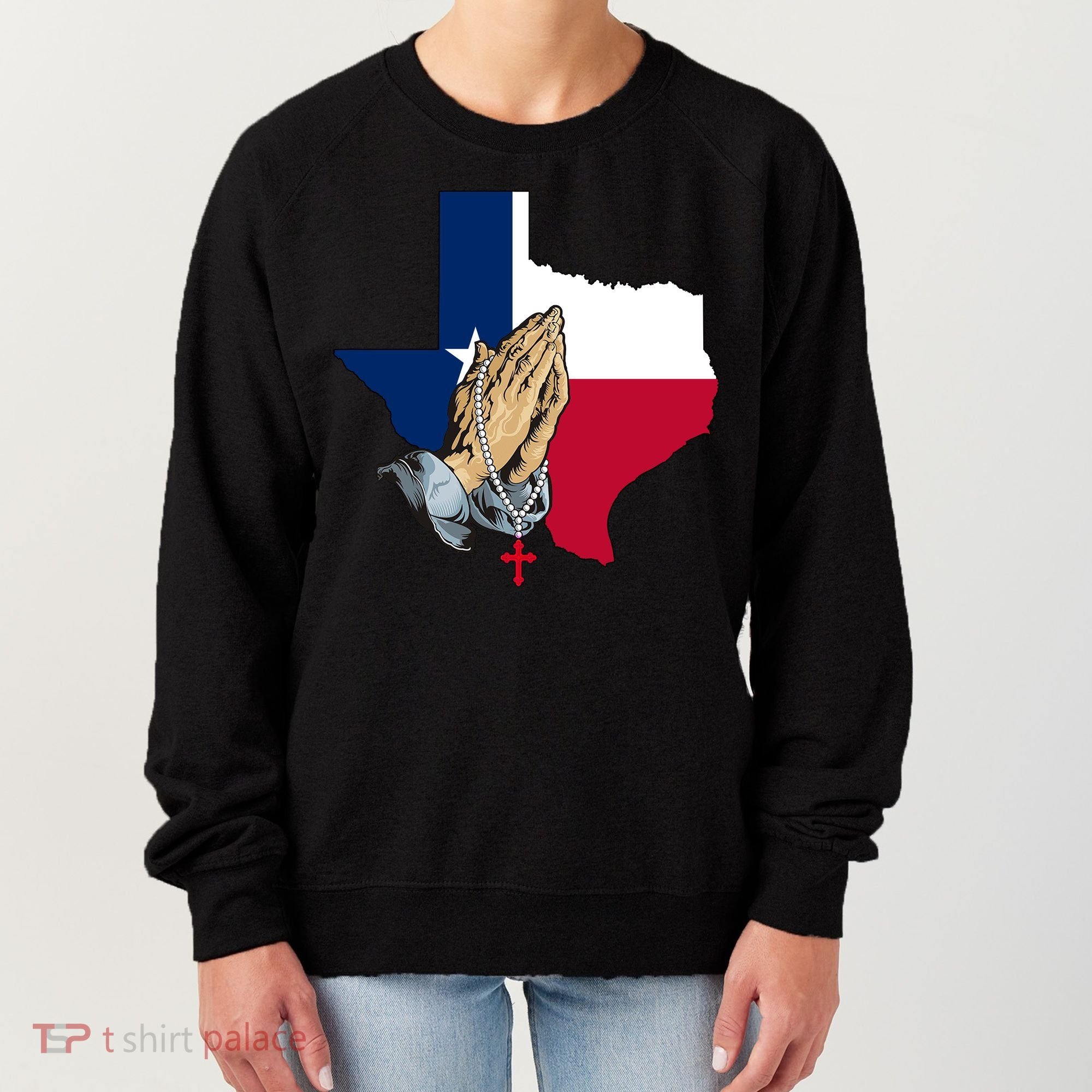 Texas Strong Pray For Uvalde Women's Sweatshirt