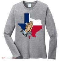 Texas Strong Pray For Uvalde Women's Long Sleeve Shirt thumb 0