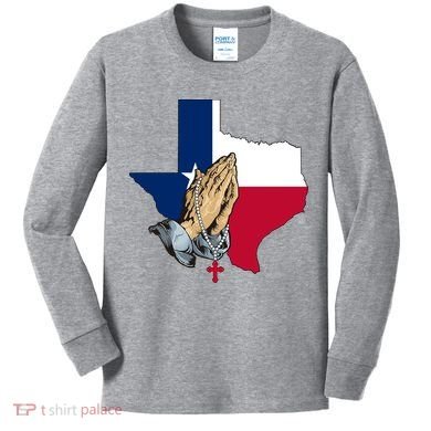 Texas Strong Pray For Uvalde Kids Long Sleeve Shirt