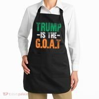 Trump St Patrick's Day Party Gift Donald Trump GOAT Apron thumb 2