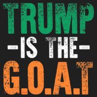 Trump St Patrick's Day Party Gift Donald Trump GOAT Tumbler thumb 3