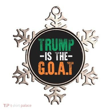 Trump St Patrick's Day Party Gift Donald Trump GOAT Ornament