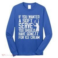 Tennis Sport Player Joke For Tennis Lover Coach Long Sleeve Shirt thumb 0
