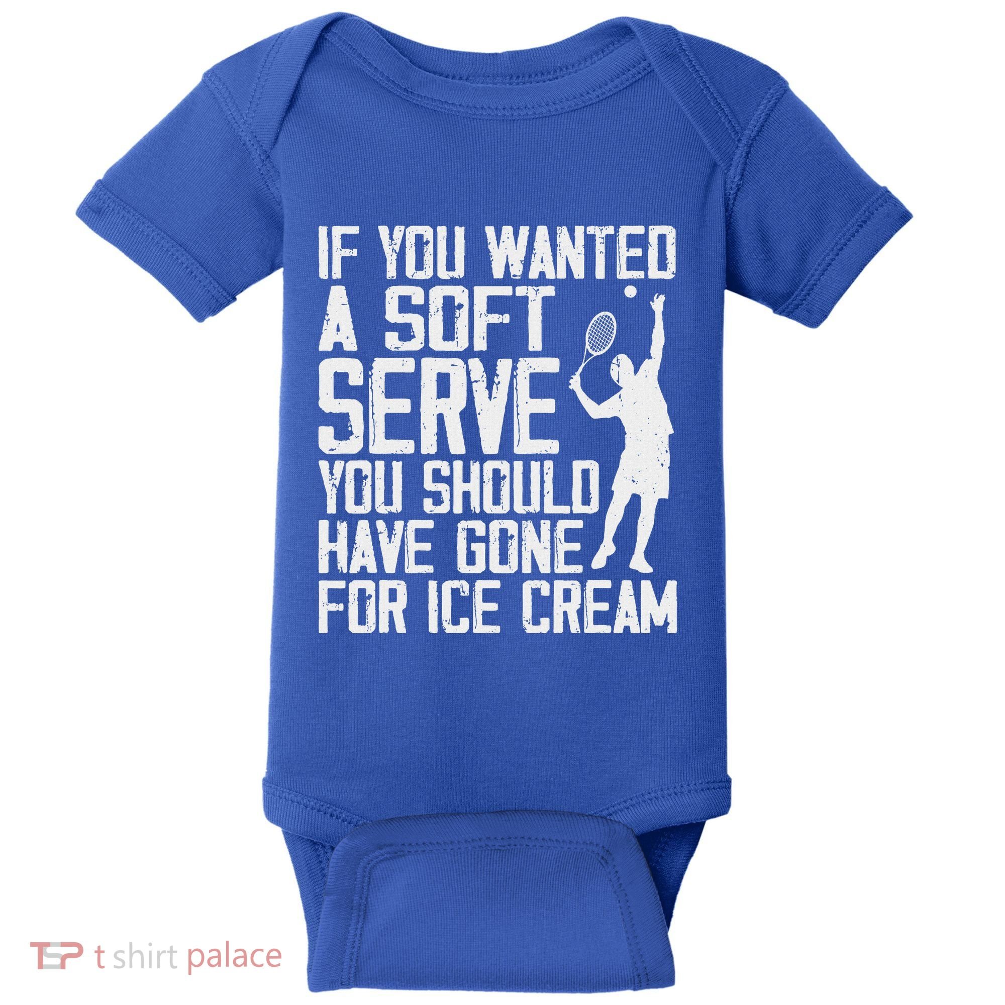 Tennis Sport Player Joke For Tennis Lover Coach Baby Bodysuit