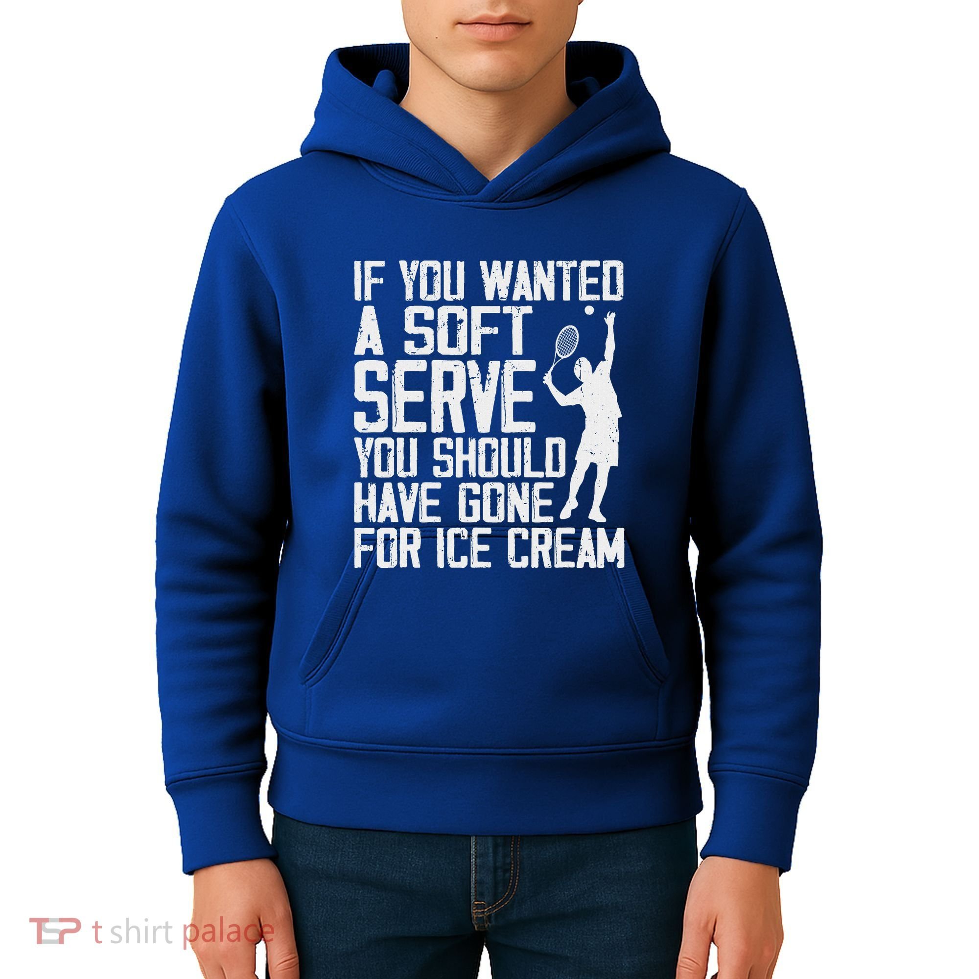Tennis Sport Player Joke For Tennis Lover Coach Kids Hoodie