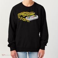 Tiger Salamander Playing Video Game Salamanders Gamers Women's Sweatshirt thumb 0