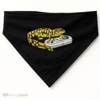 Tiger Salamander Playing Video Game Salamanders Gamers USA-Made Doggie Bandana thumb 0