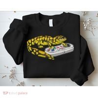Tiger Salamander Playing Video Game Salamanders Gamers Sweatshirt thumb 2