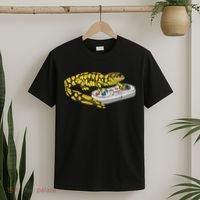 Tiger Salamander Playing Video Game Salamanders Gamers T-Shirt thumb 2