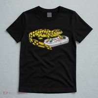 Tiger Salamander Playing Video Game Salamanders Gamers T-Shirt thumb 5