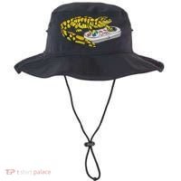 Tiger Salamander Playing Video Game Salamanders Gamers Bucket Hat thumb 0