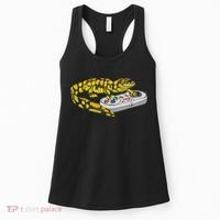 Tiger Salamander Playing Video Game Salamanders Gamers Women's Tank Top thumb 0