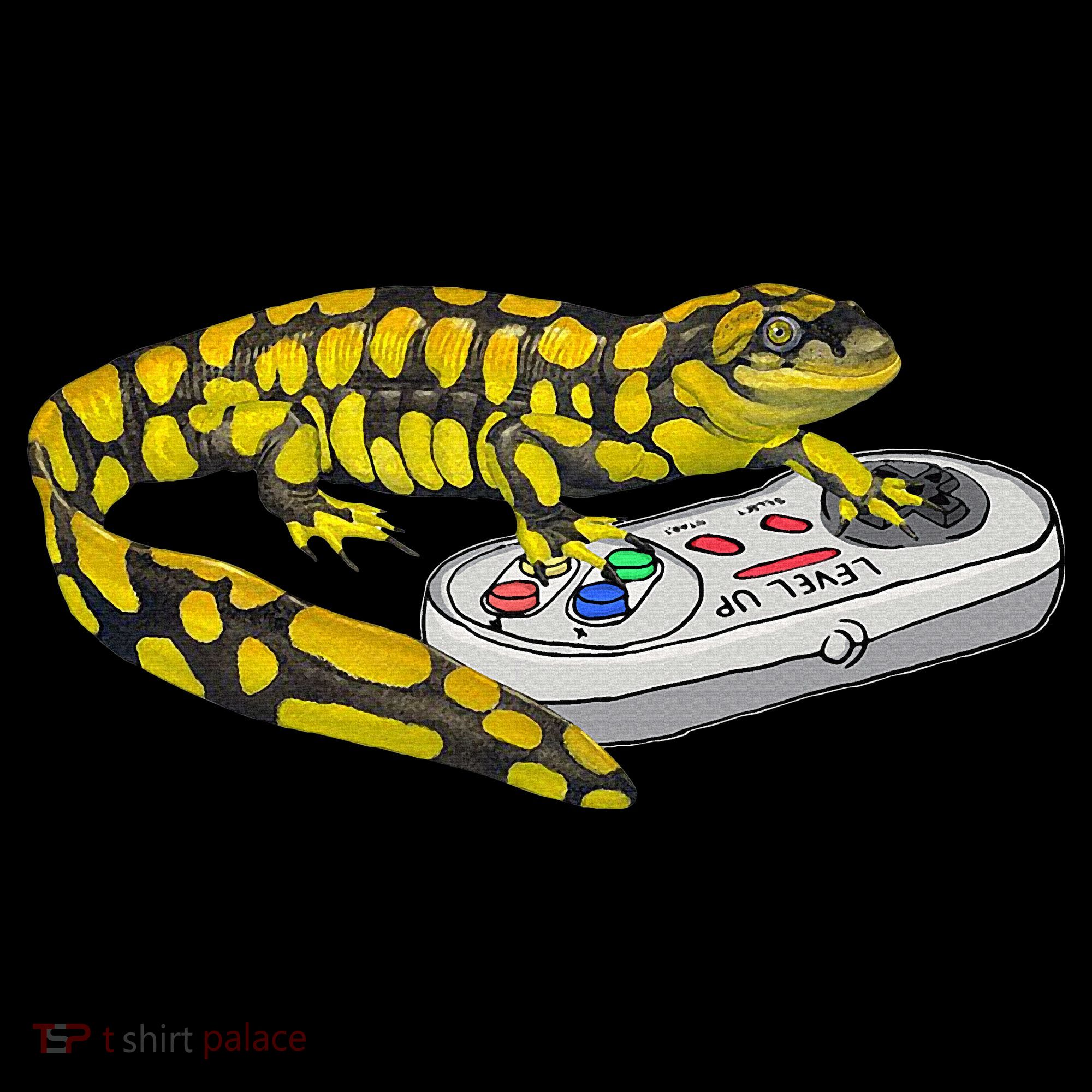 Tiger Salamander Playing Video Game Salamanders Gamers Women's Tank Top