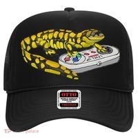 Tiger Salamander Playing Video Game Salamanders Gamers Hat thumb 0