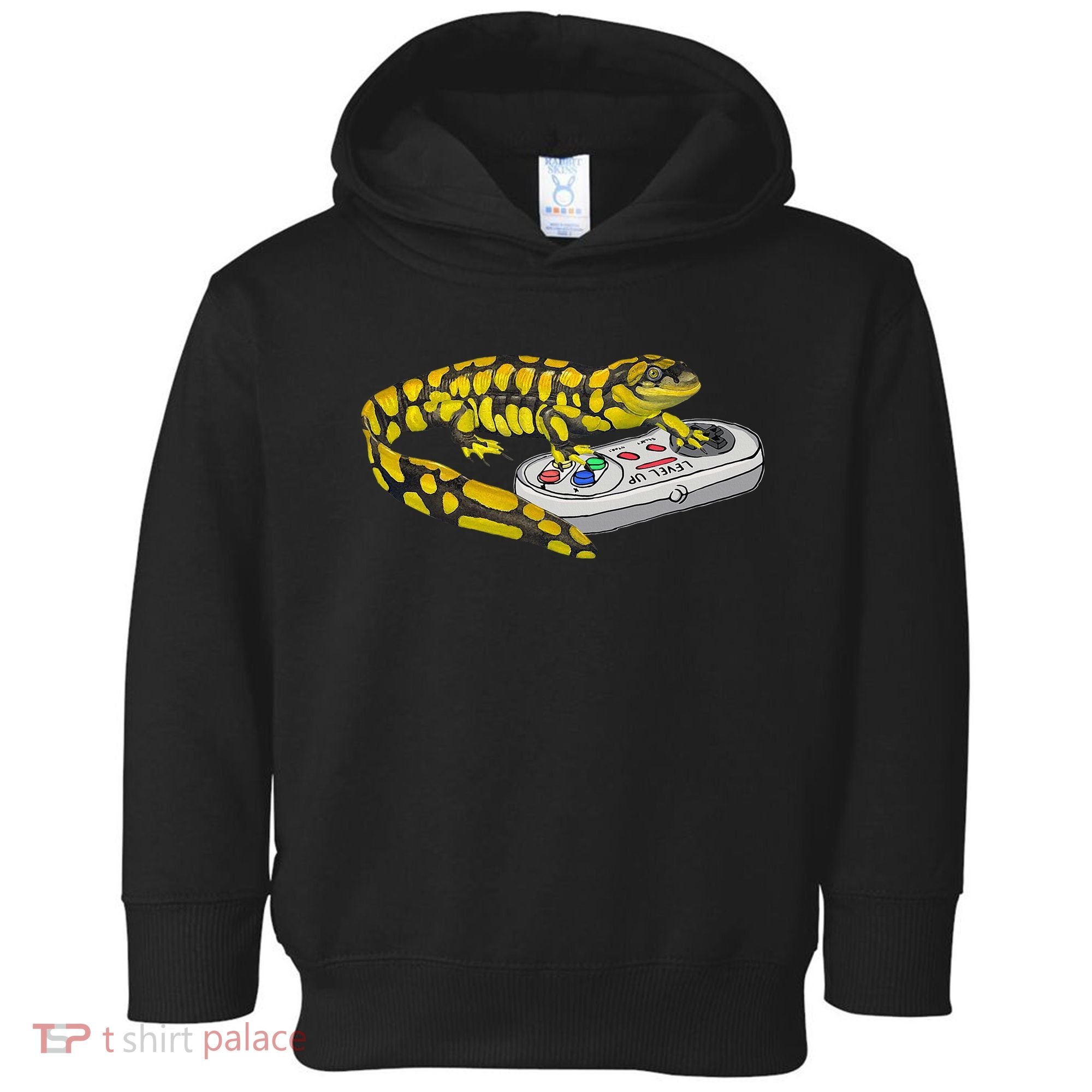 Tiger Salamander Playing Video Game Salamanders Gamers Toddler Hoodie