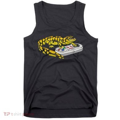 Tiger Salamander Playing Video Game Salamanders Gamers Tank Top
