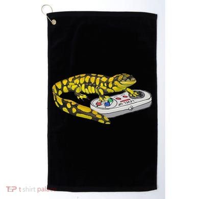 Tiger Salamander Playing Video Game Salamanders Gamers Golf Towel