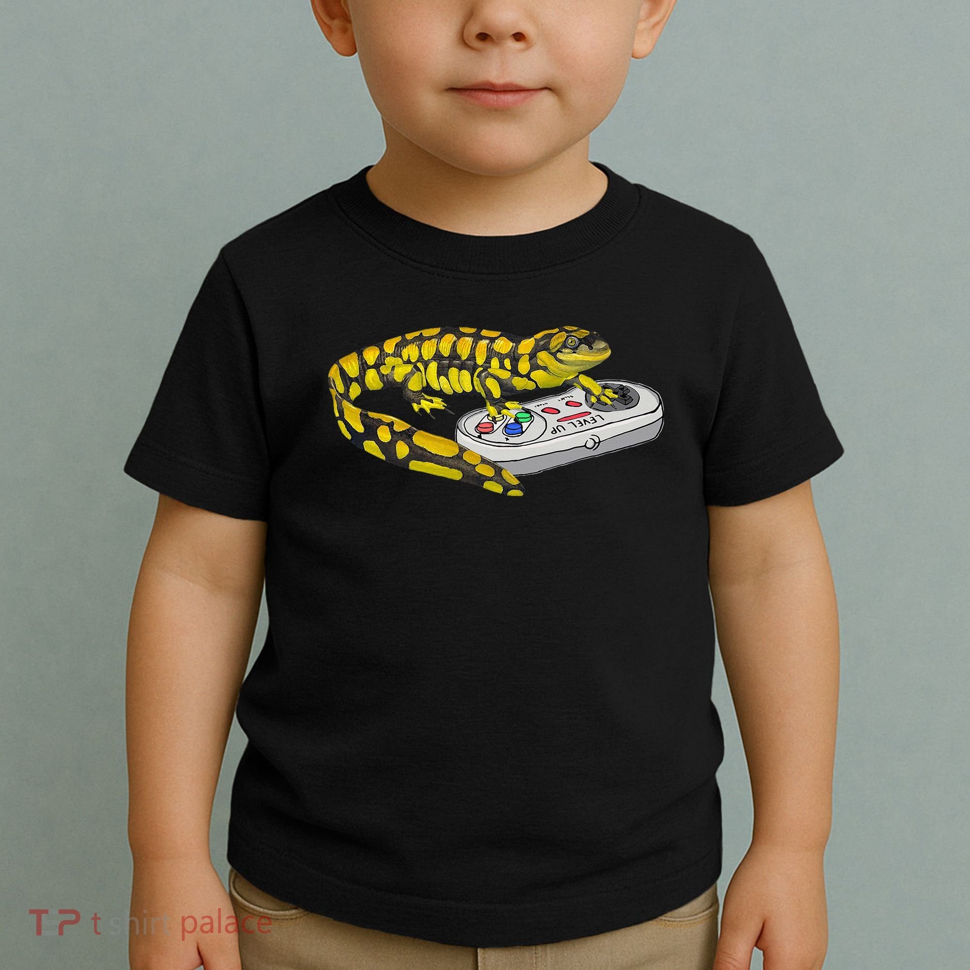Tiger Salamander Playing Video Game Salamanders Gamers Toddler T-Shirt