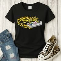 Tiger Salamander Playing Video Game Salamanders Gamers Women's T-Shirt thumb 3