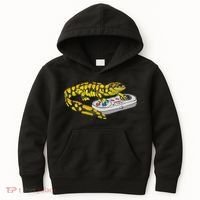 Tiger Salamander Playing Video Game Salamanders Gamers Kids Hoodie thumb 0