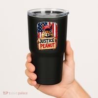 The Squirrel Peanut Squirrel Maga American Flag Justice For Peanut Gift Tumbler thumb 2