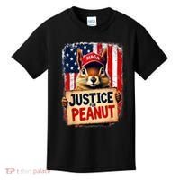 The Squirrel Peanut Squirrel Maga American Flag Justice For Peanut Gift Kids T-Shirt thumb 0
