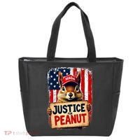 The Squirrel Peanut Squirrel Maga American Flag Justice For Peanut Gift Tote Bag thumb 0