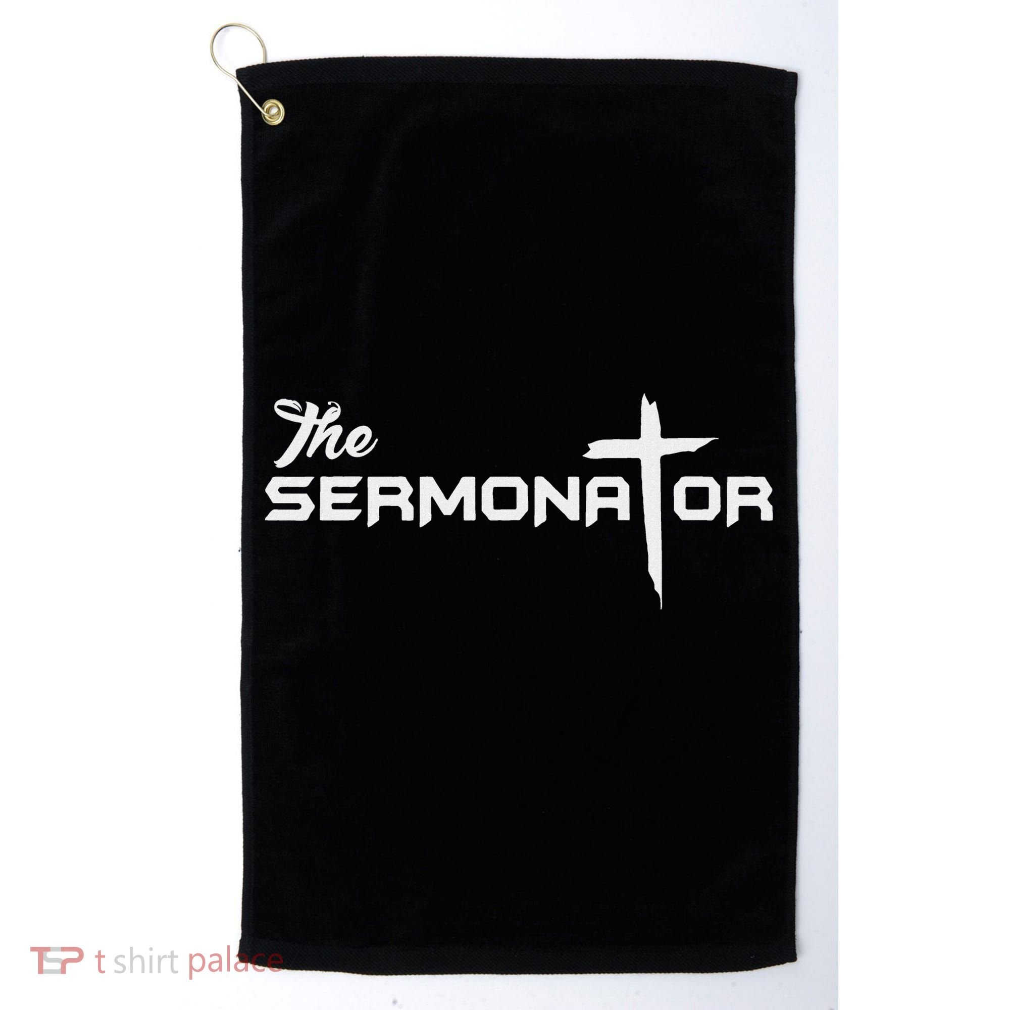 The Sermonator Pastor Golf Towel