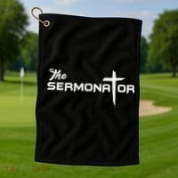 The Sermonator Pastor Golf Towel thumb 1