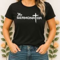 The Sermonator Pastor Women's T-Shirt thumb 2