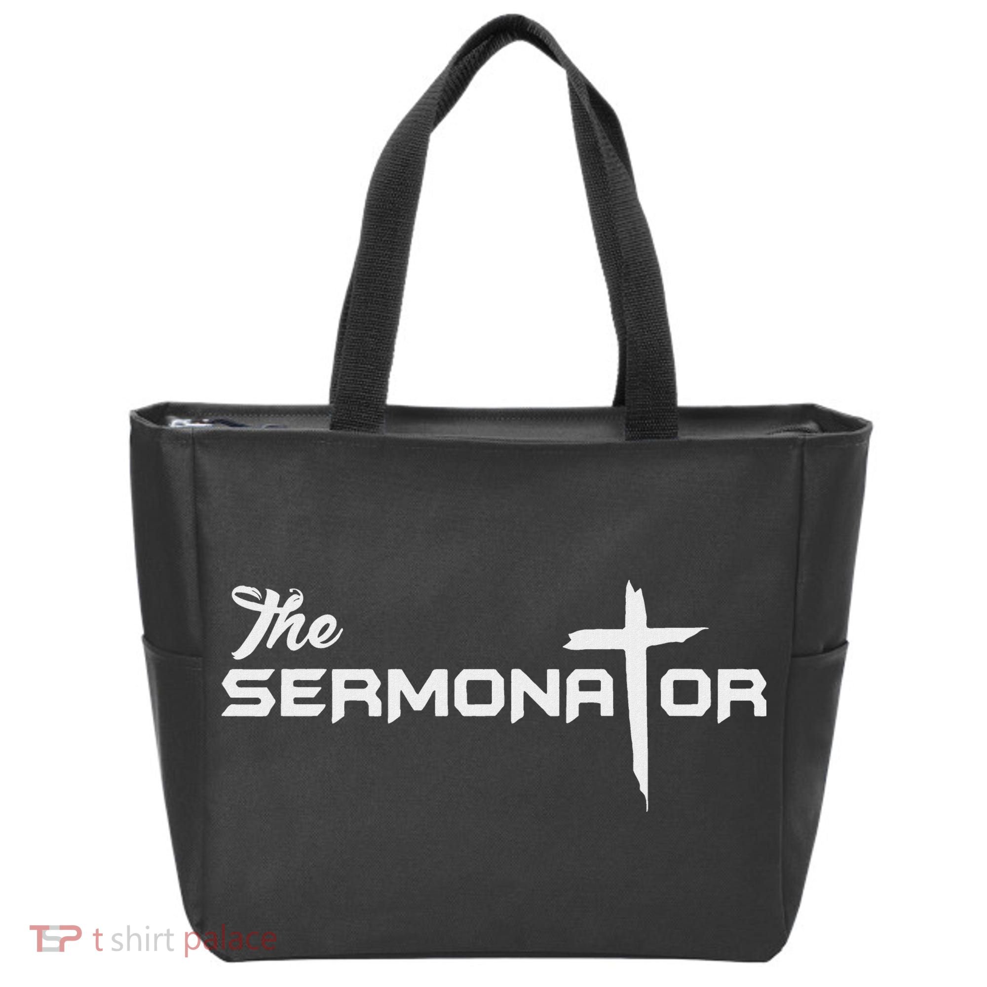 The Sermonator Pastor Tote Bag