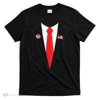 Tuxedo Suit Presidents Day Trump Pin Costume T-Shirt thumb 0