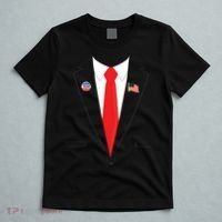 Tuxedo Suit Presidents Day Trump Pin Costume T-Shirt thumb 5