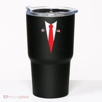 Tuxedo Suit Presidents Day Trump Pin Costume Tumbler thumb 0