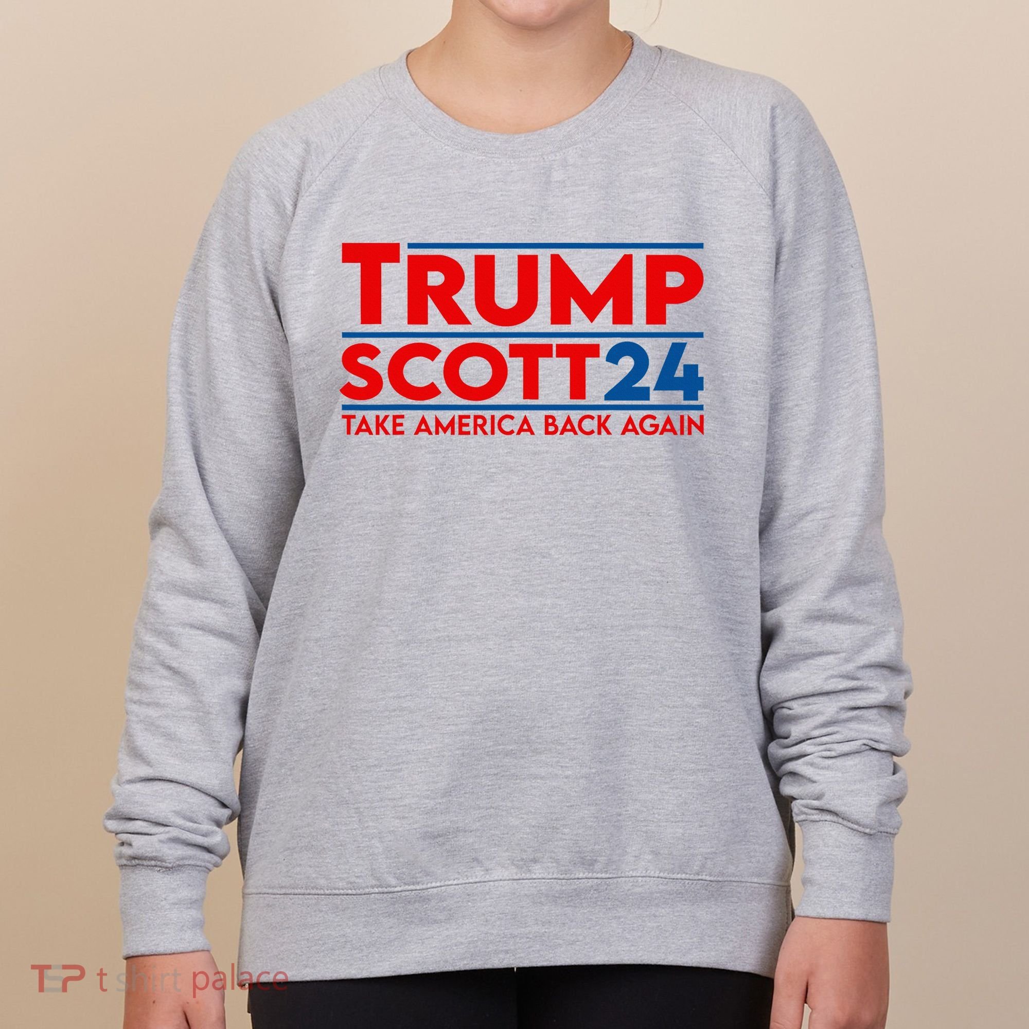 Trump Scott President Trump 2024 Women's Sweatshirt