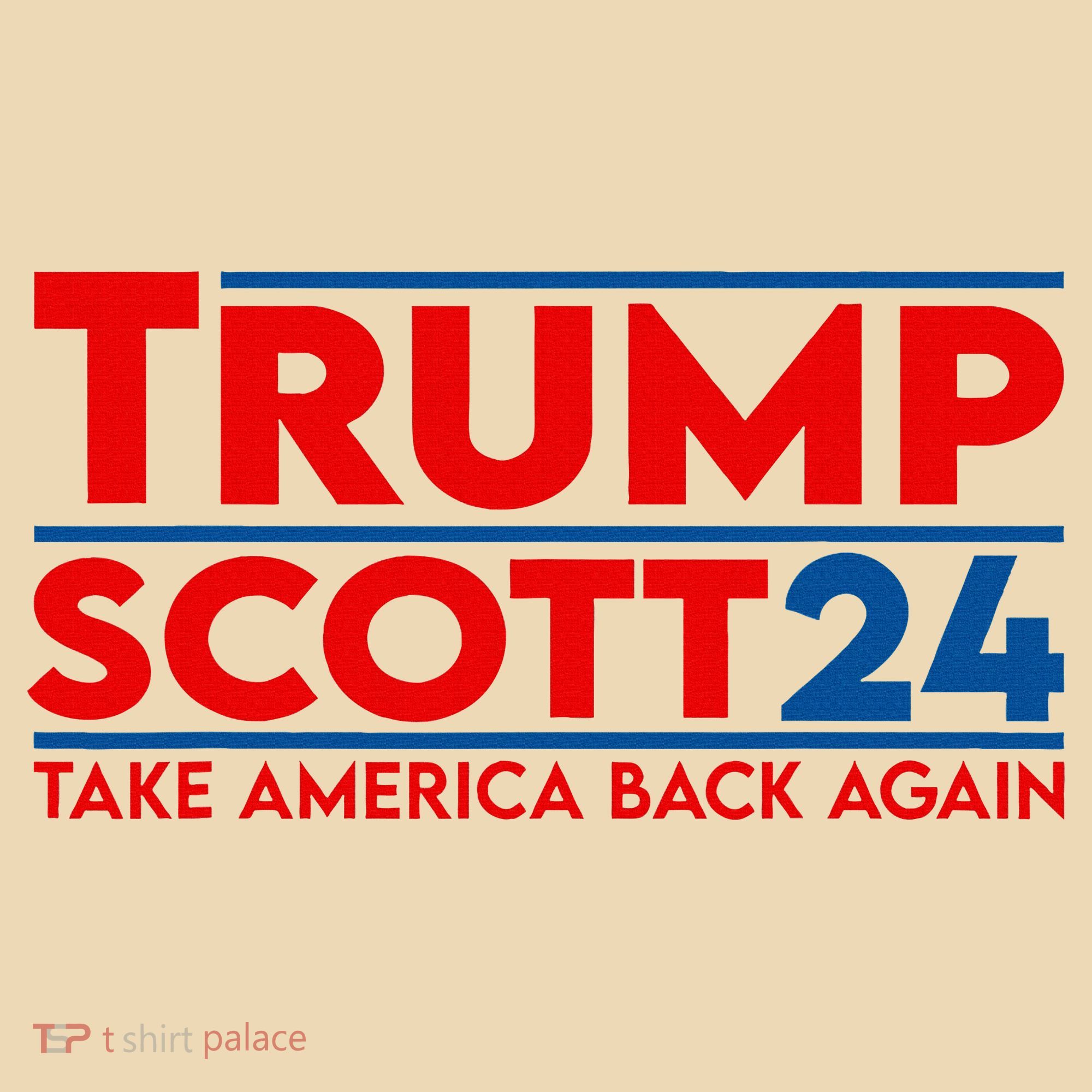 Trump Scott President Trump 2024 Tote Bag