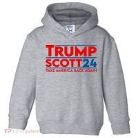 Trump Scott President Trump 2024 Toddler Hoodie thumb 0